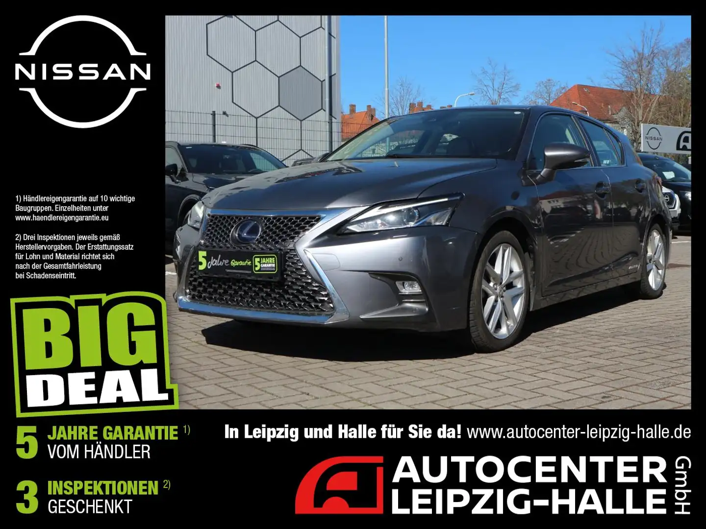 Lexus CT 200h Luxury Line Navi Kamera LM LED Gris - 1