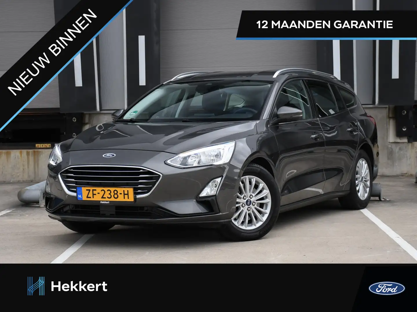 Ford Focus Wagon Titanium Business 1.0 EcoBoost 125pk Automaa Grigio - 1