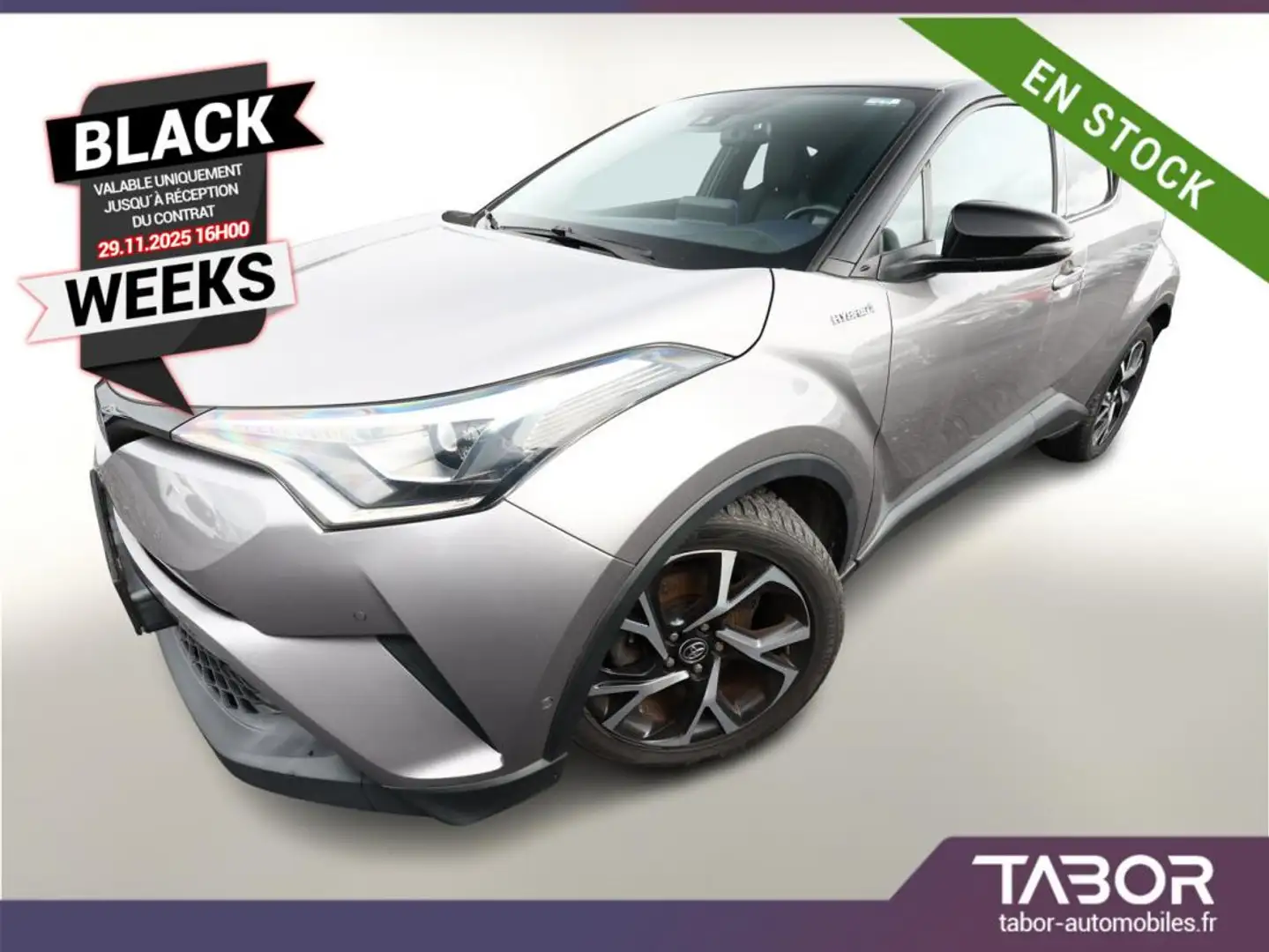 Toyota C-HR 1.8 Hybrid 122 CVT Style cuir GPS Zilver - 1