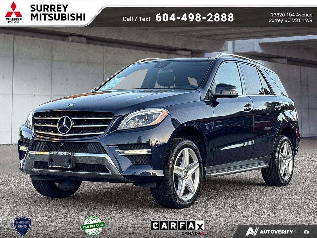 Blue 2015 Mercedes-Benz M-Class SUV / Crossover Automatic