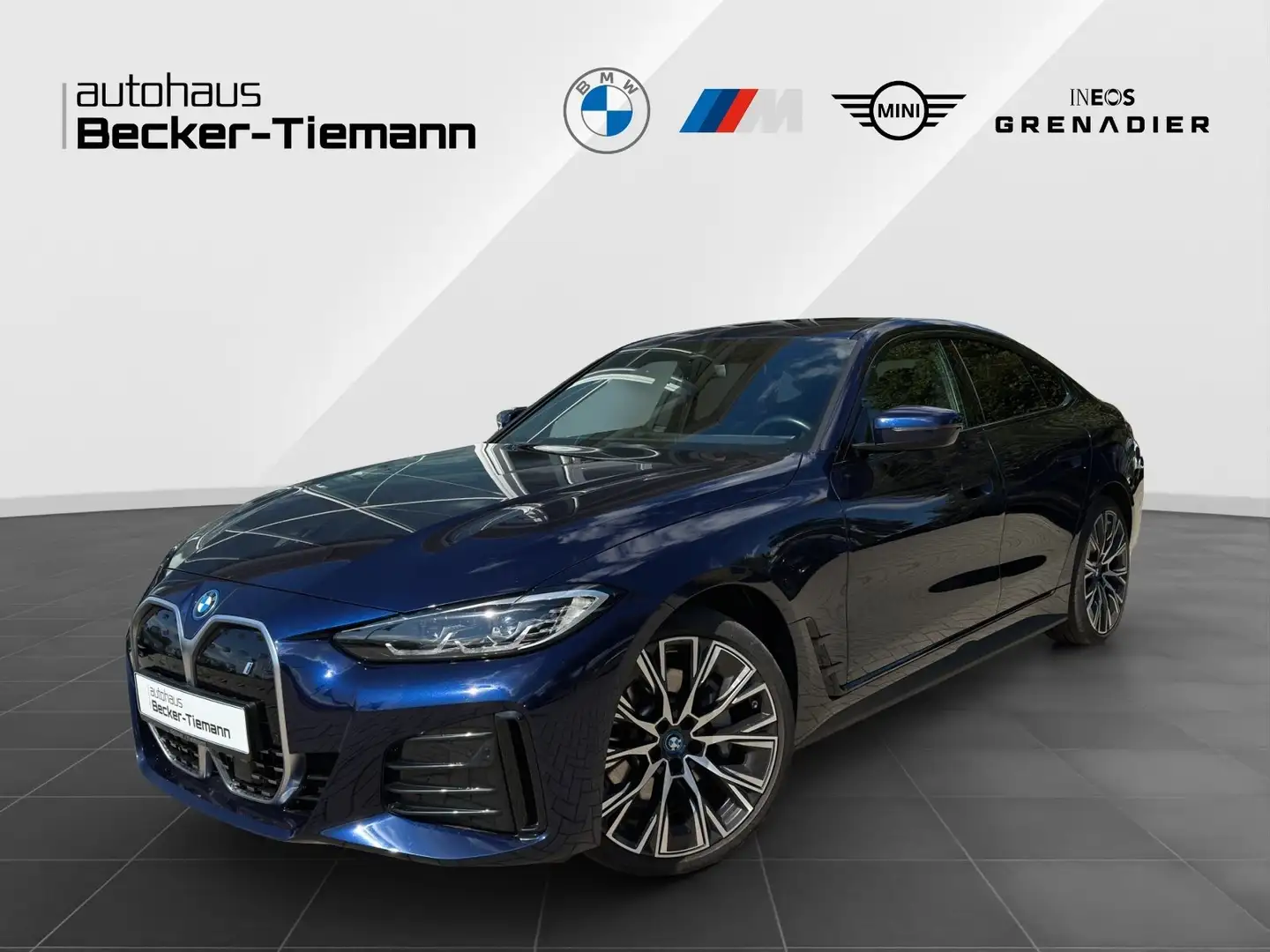 BMW i4 eDrive40 Gran Coupé 20" / Harman Kardon / Lkrd Hei Blauw - 1