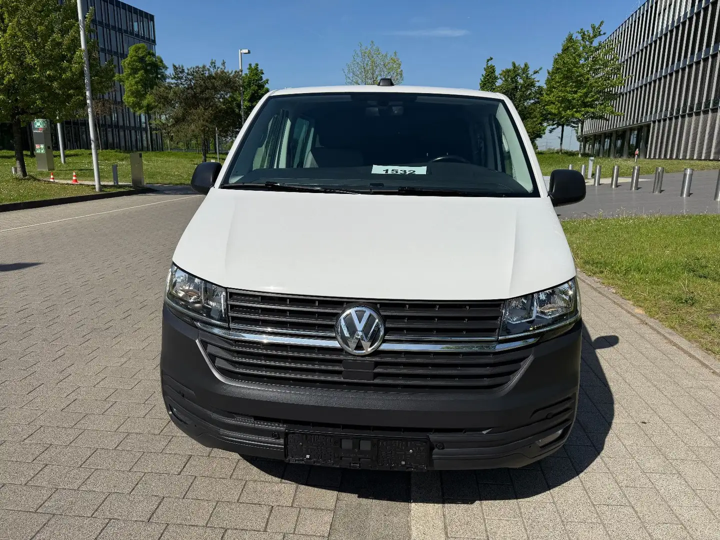 Volkswagen T6 Transporter T6.1 Transporter Kasten Doka PLUS Kombi Mixto Bianco - 2