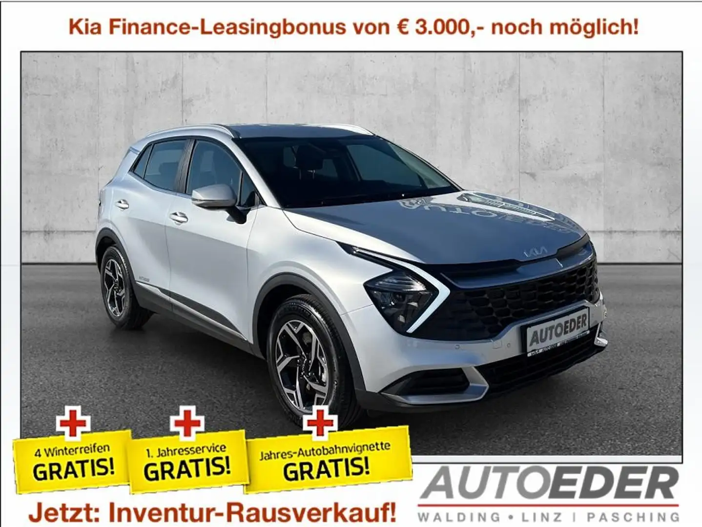 Kia Sportage 1,6 TGDI Silber Silber - 1