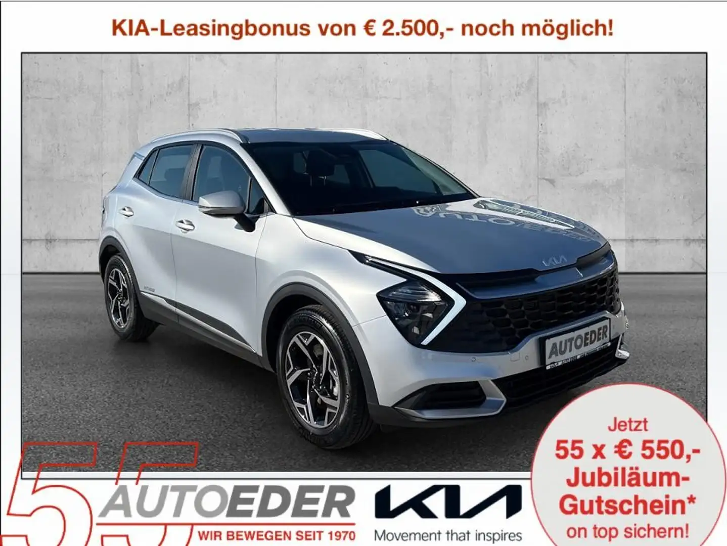 Kia Sportage 1,6 TGDI Silber Silber - 1