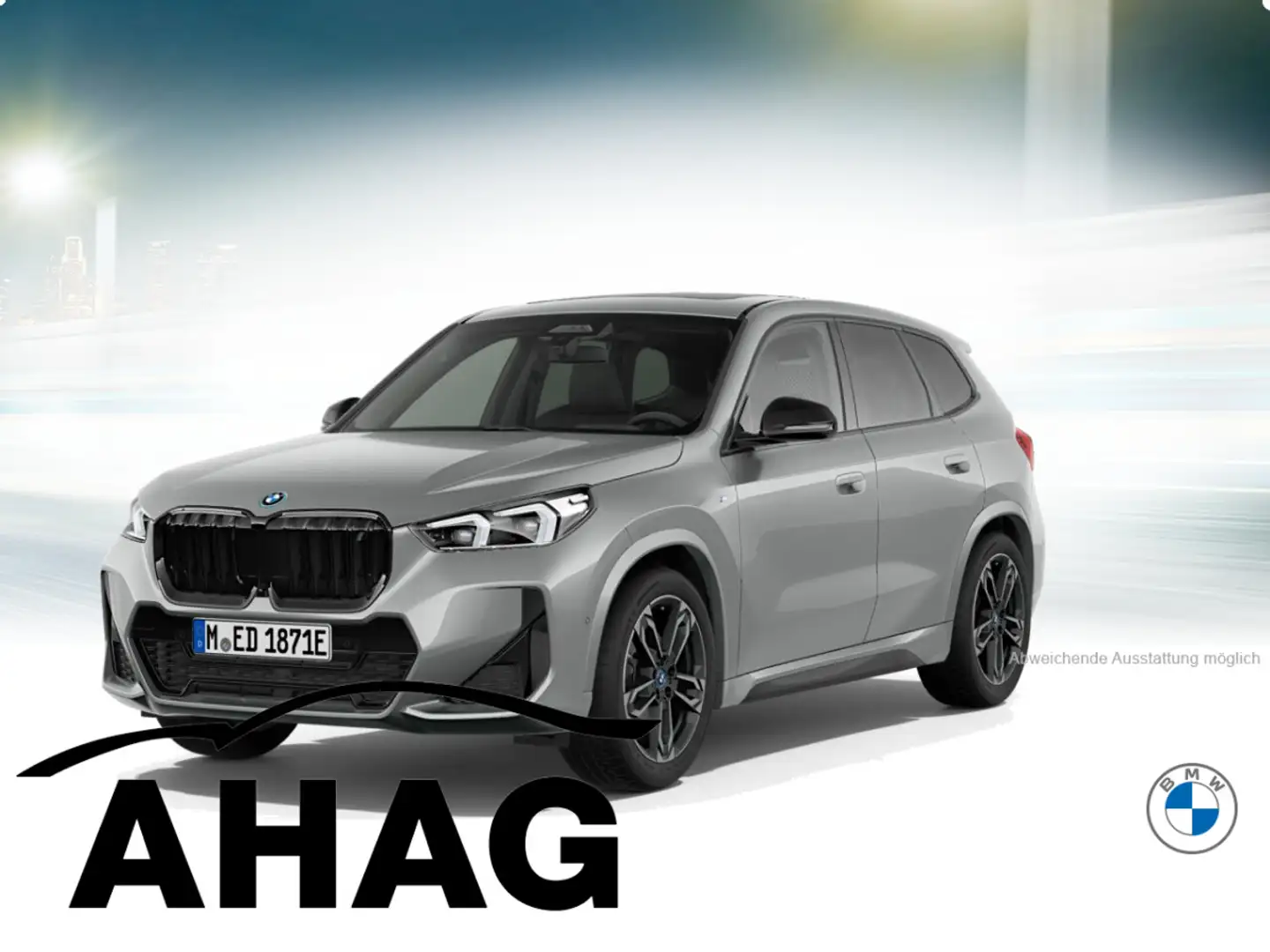 BMW iX1 xDrive30 M Sport Pano HUD AHK H/K ACC 360Â° Silber - 2