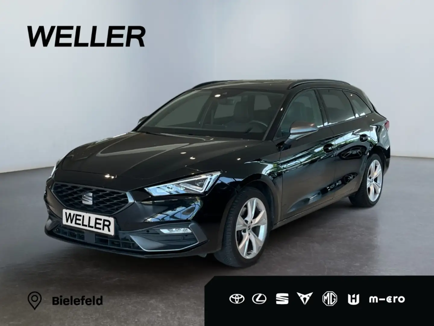 SEAT Leon 2.0 TDI DSG FR *AHK*LED*Pano*Kessy*CarPlay* Noir - 1