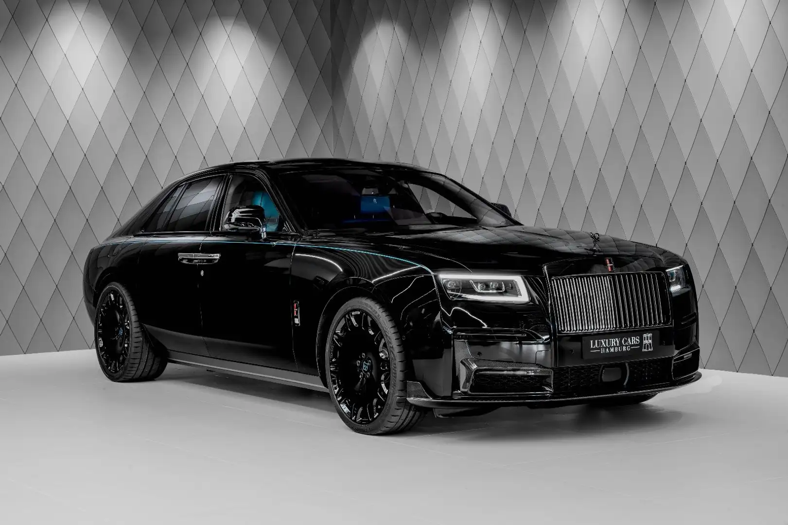 Rolls-Royce Ghost Black Badge BLACK/TIFFANY BRABUS 700 FULL Чорний - 1