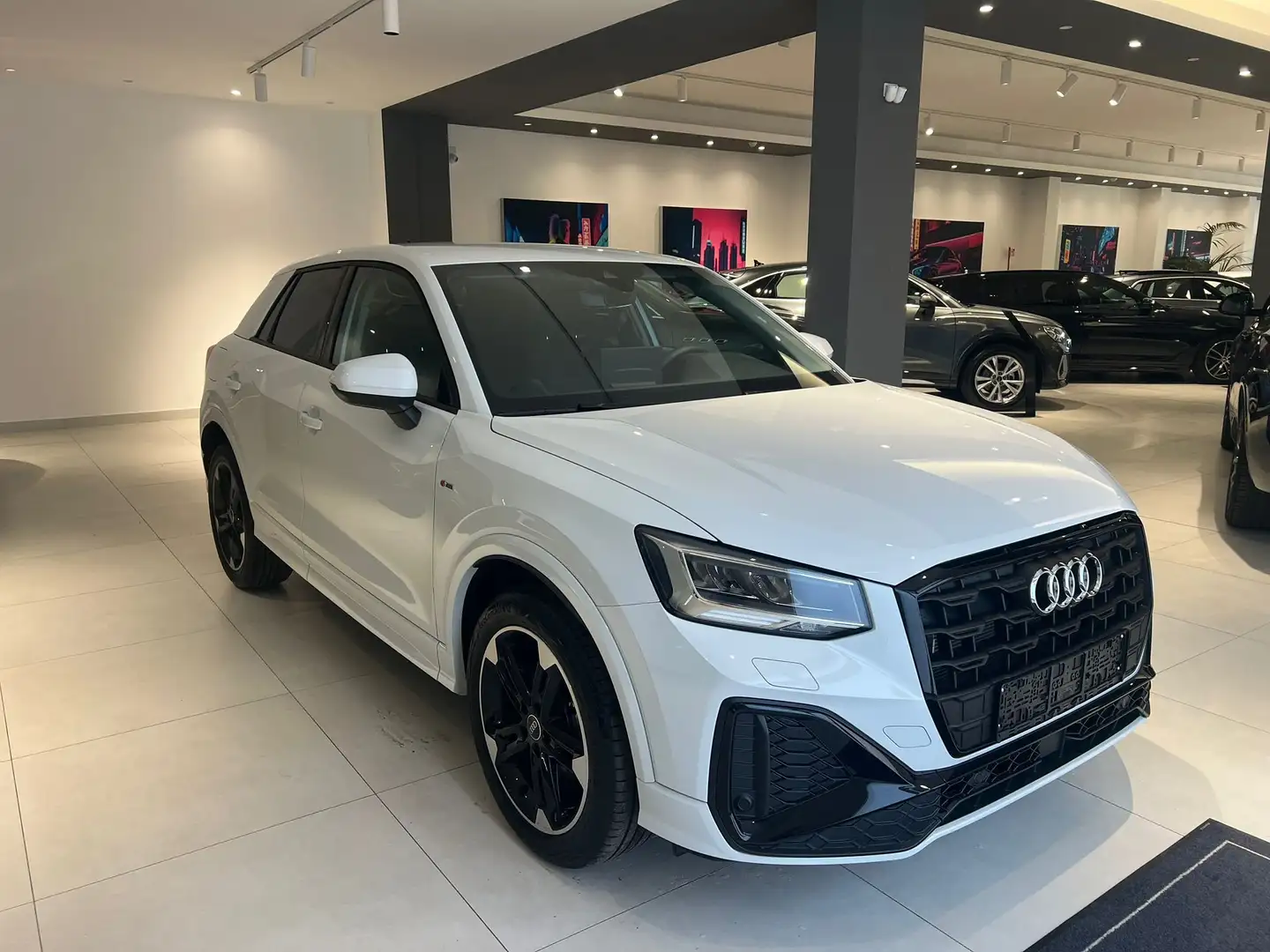 Audi Q2 Q2 30 2.0 tdi S line edition Blanc - 2