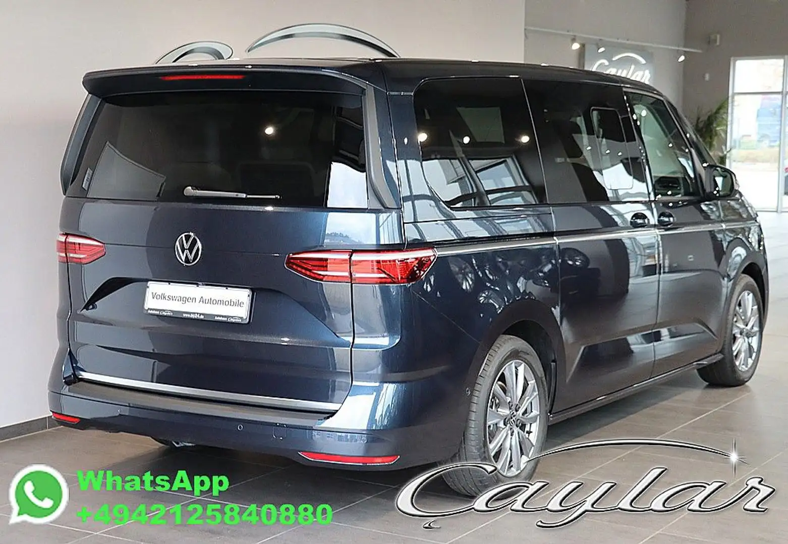 Volkswagen T7 Multivan T7 MULTIVAN TDI LANG 7SITZE PANO MASSAGE HUD AHK Blau - 2