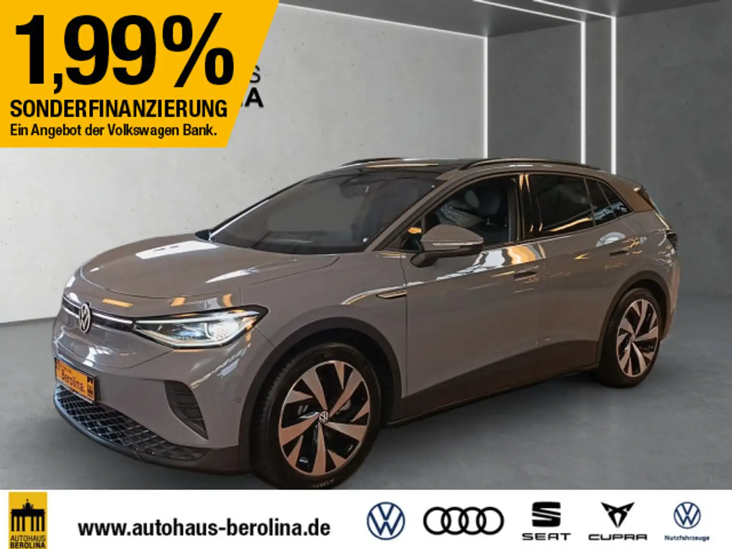 Volkswagen ID.4 Pro Performance *PANO*IQ-MATRIX*AR-HuD* Grau - 2