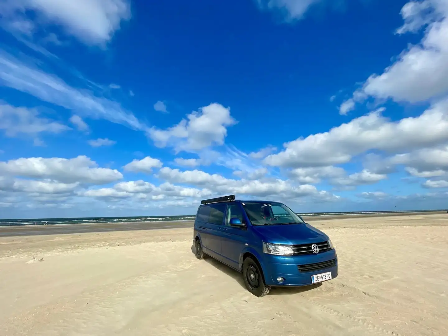 Volkswagen T5 Transporter HD-Doka-Kasten LR 2,0 BiTDI 4motion DSG D-PF Blau - 1