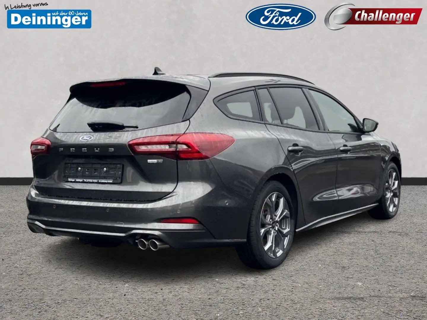 Ford Focus 1.0 l EcoBoost Turnier ST-Line Autom. Panorama-Sch Grau - 2