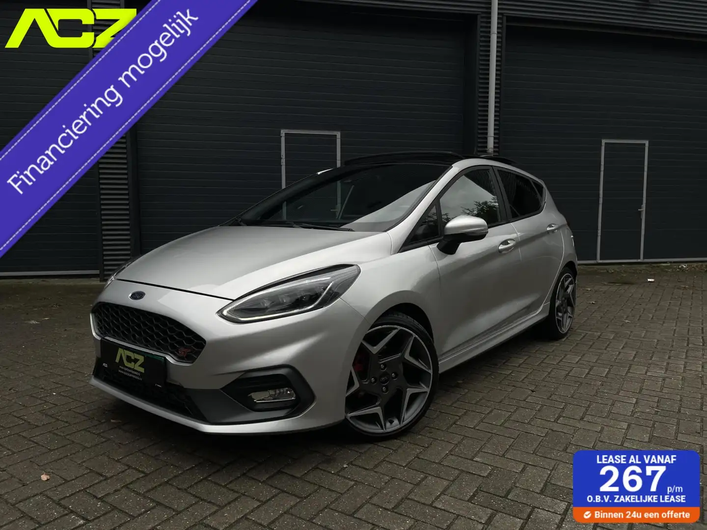 Ford Fiesta ST-3 200PK|Pano|B&O|Navi|Recaro|Keyless|Cruise| Gris - 1