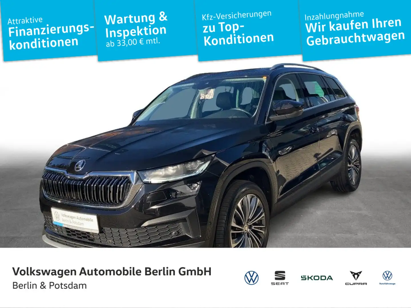 Skoda Kodiaq 2.0 TSI Style 4x4 DSG Navi LED ACC Sound Noir - 1