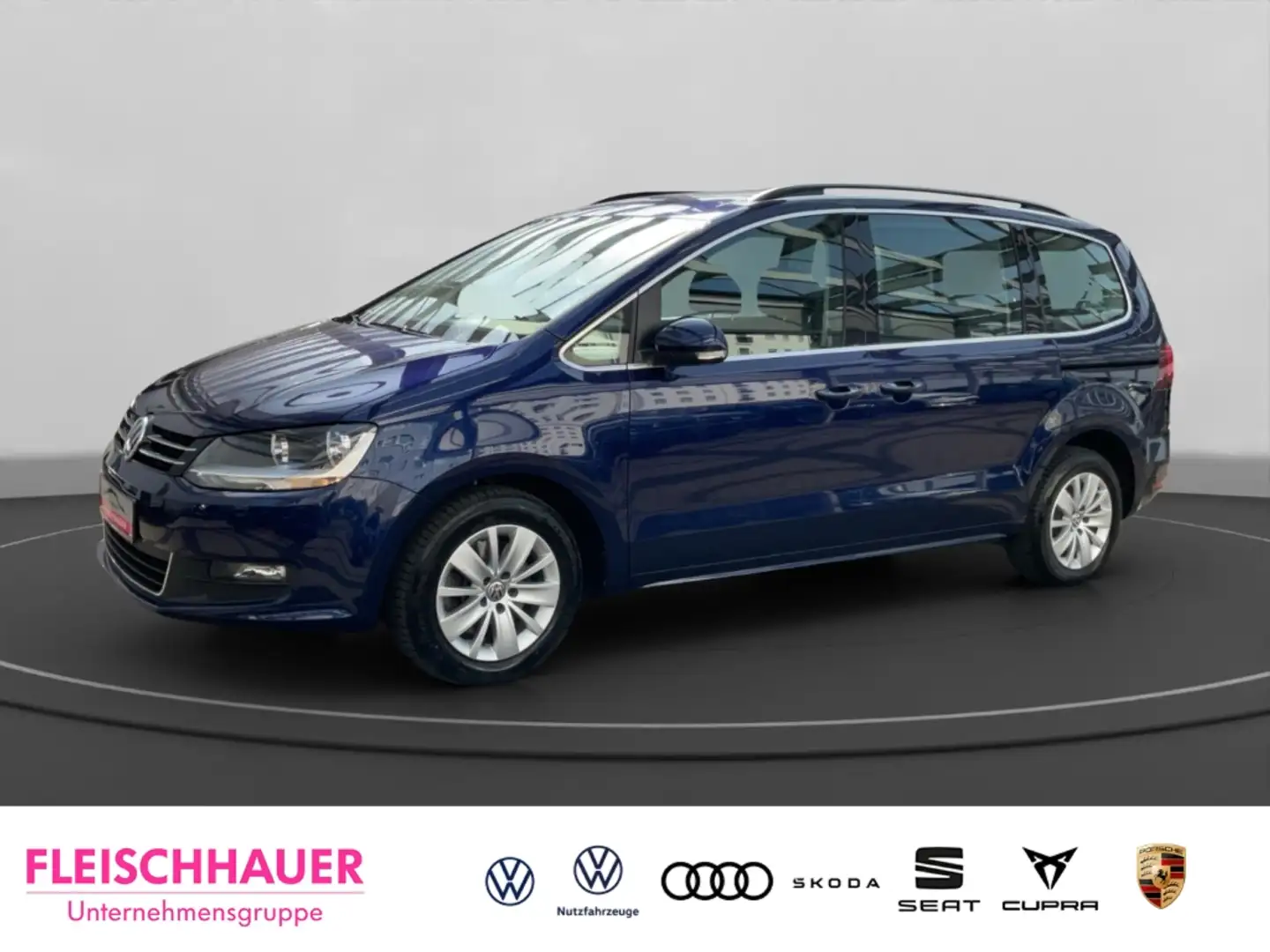 Volkswagen Sharan 1.4 TSI DSG 7-Sitzer AHK-Navi Klimaautom. DAB Ambi Blau - 1