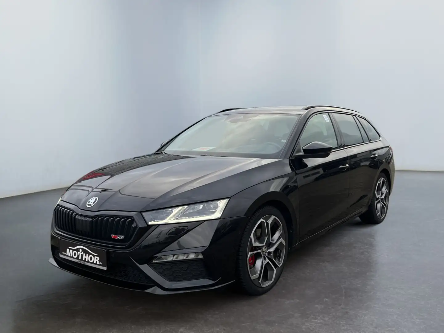 Skoda Octavia Combi RS 2.0 TDI DSG Spurhalteassitent Schwarz - 2