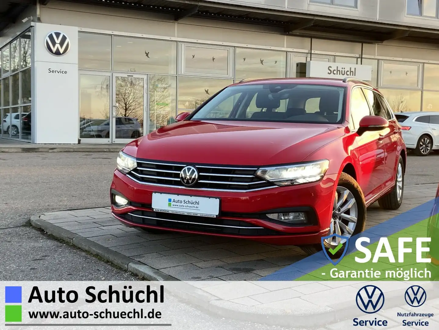 Volkswagen Passat Variant 2.0 TDI DSG Business NAVI+LED+AHK Rot - 1