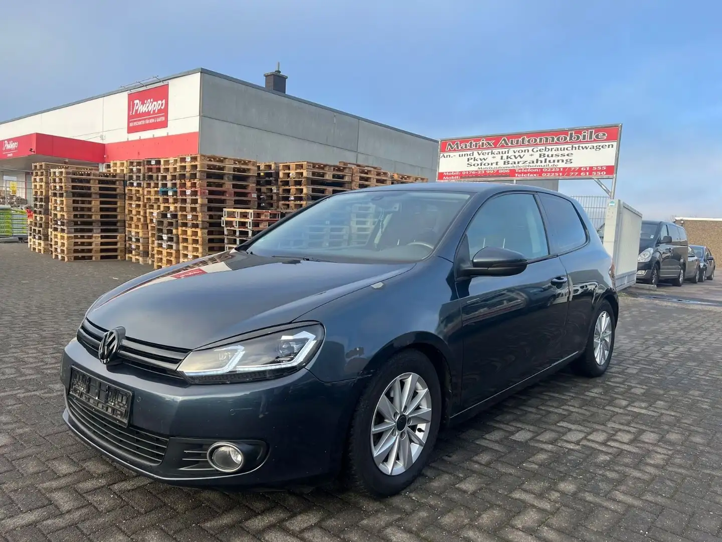 Volkswagen Golf VI Trendline,Klima ,Navi,Euro5 Blauw - 1
