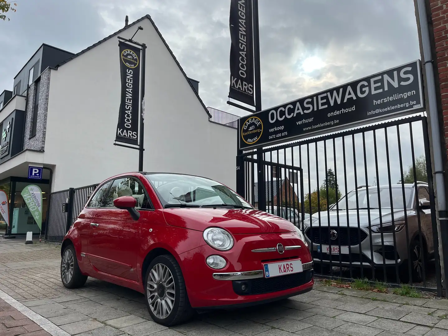 Fiat 500C 500 C 1.2 Lounge/1E EIG/NIEUWST/SENS/OPENDAK/AC Rot - 1