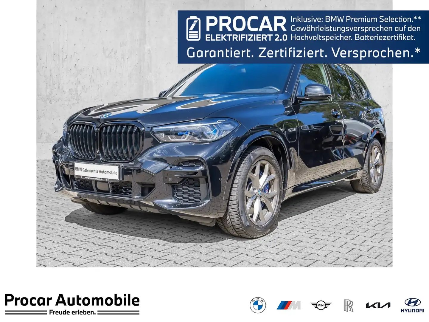 BMW X5 xDrive45e M Sport HUD PANO ACC AHK 360°KAM Schwarz - 1