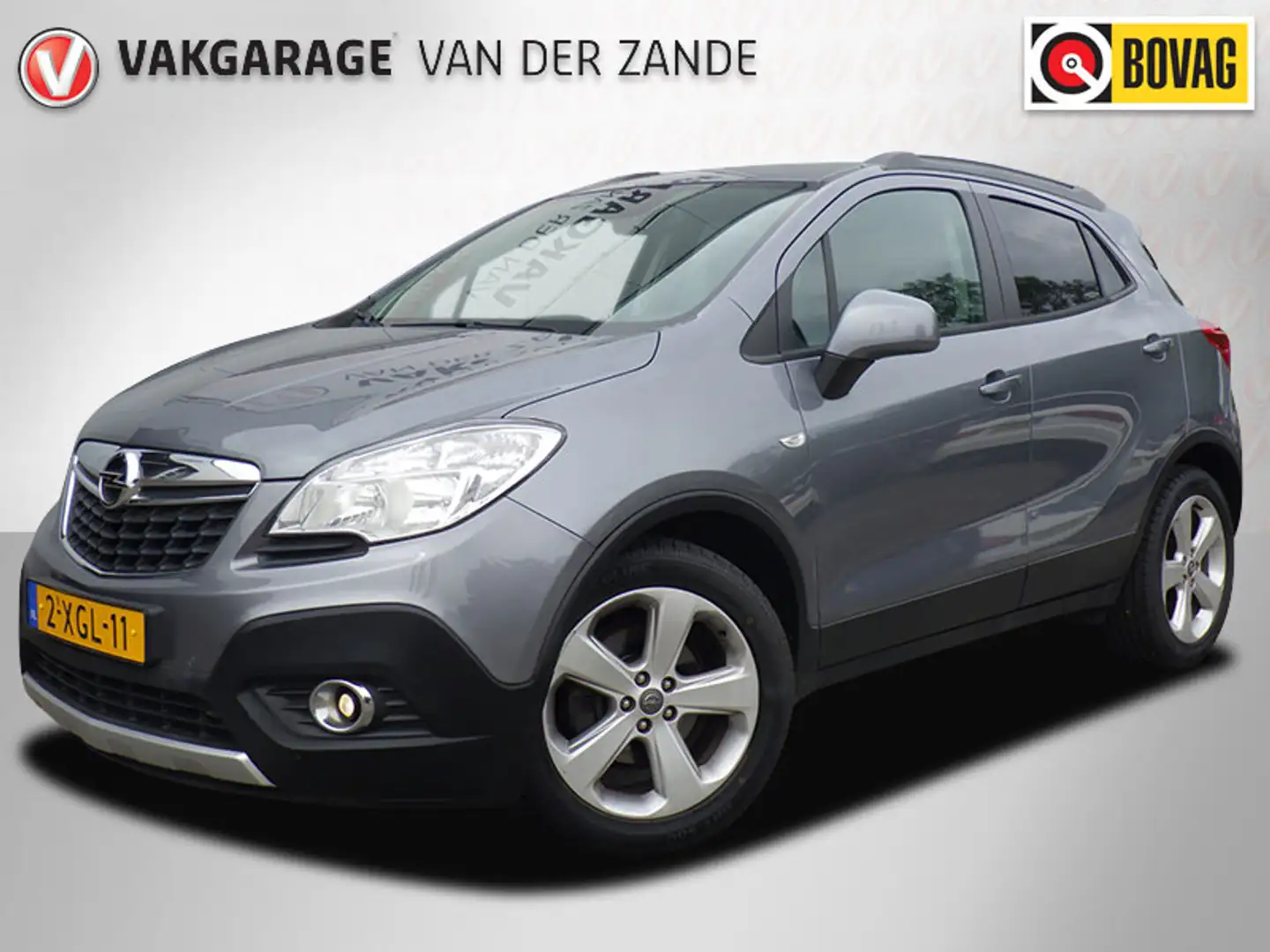Opel Mokka 1.4 T Edition, Airco, Cruise, PDC, NL/NAP! Grijs - 1