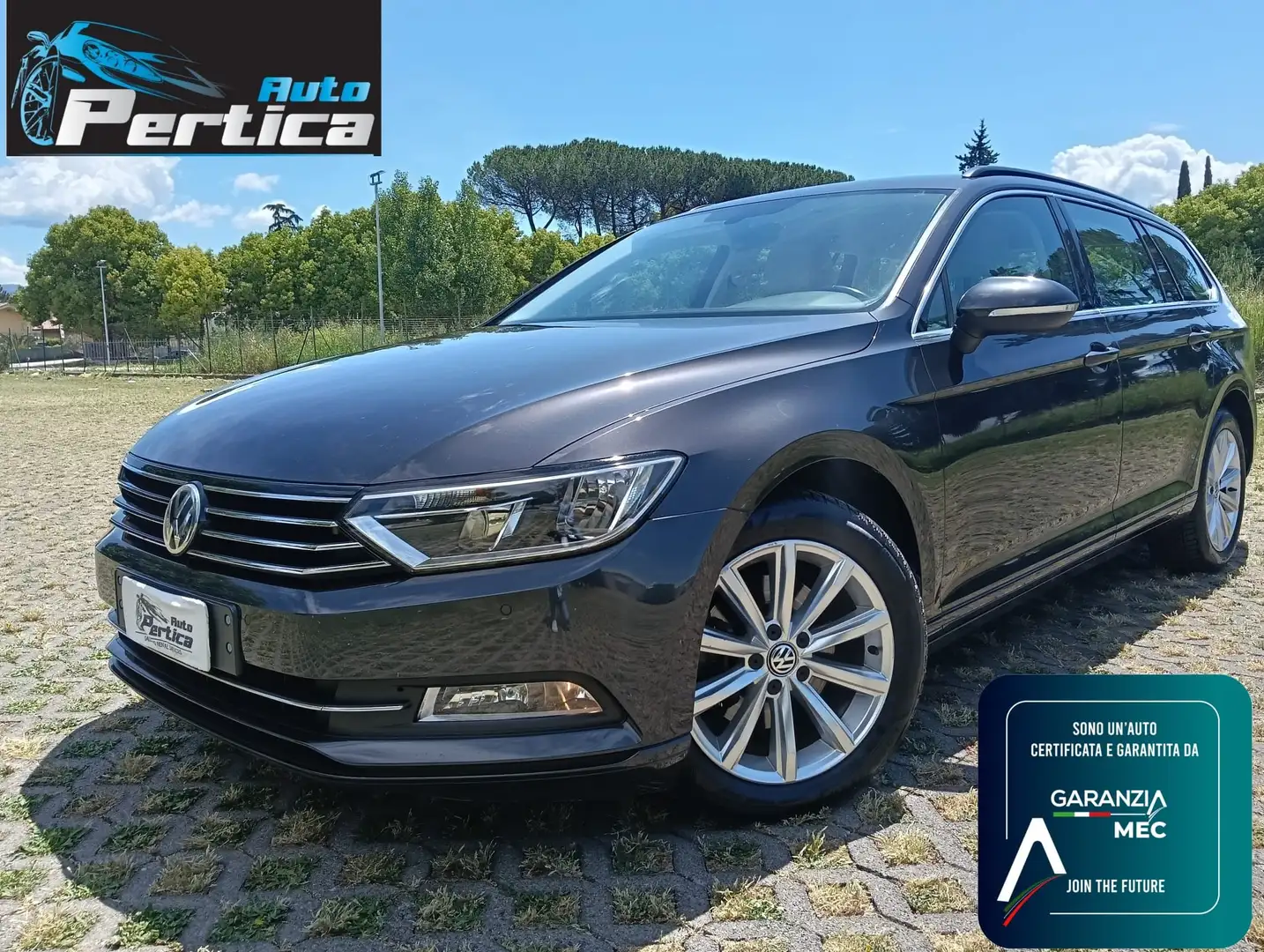 Volkswagen Passat sw 1.6 tdi Business 120cv dsg UNI PROPRIETARIO Negro - 1