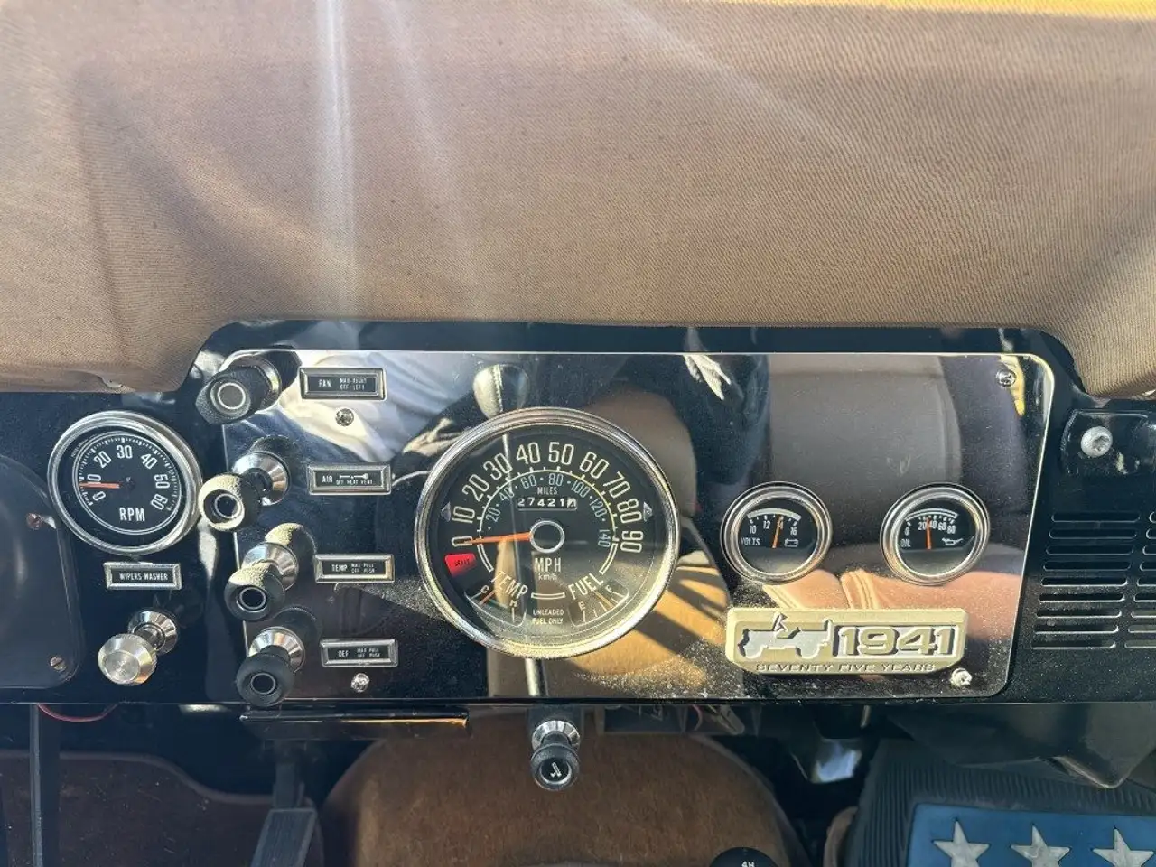 Jeep CJ-5 GOLDEN EAGLE 5.0 V8 ORIGINALE RESTAURATA, foto 8