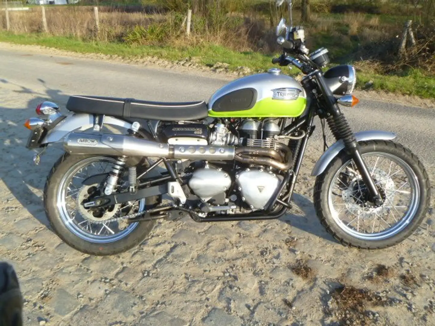 Triumph Scrambler scrambler 865 EFI Vert - 2