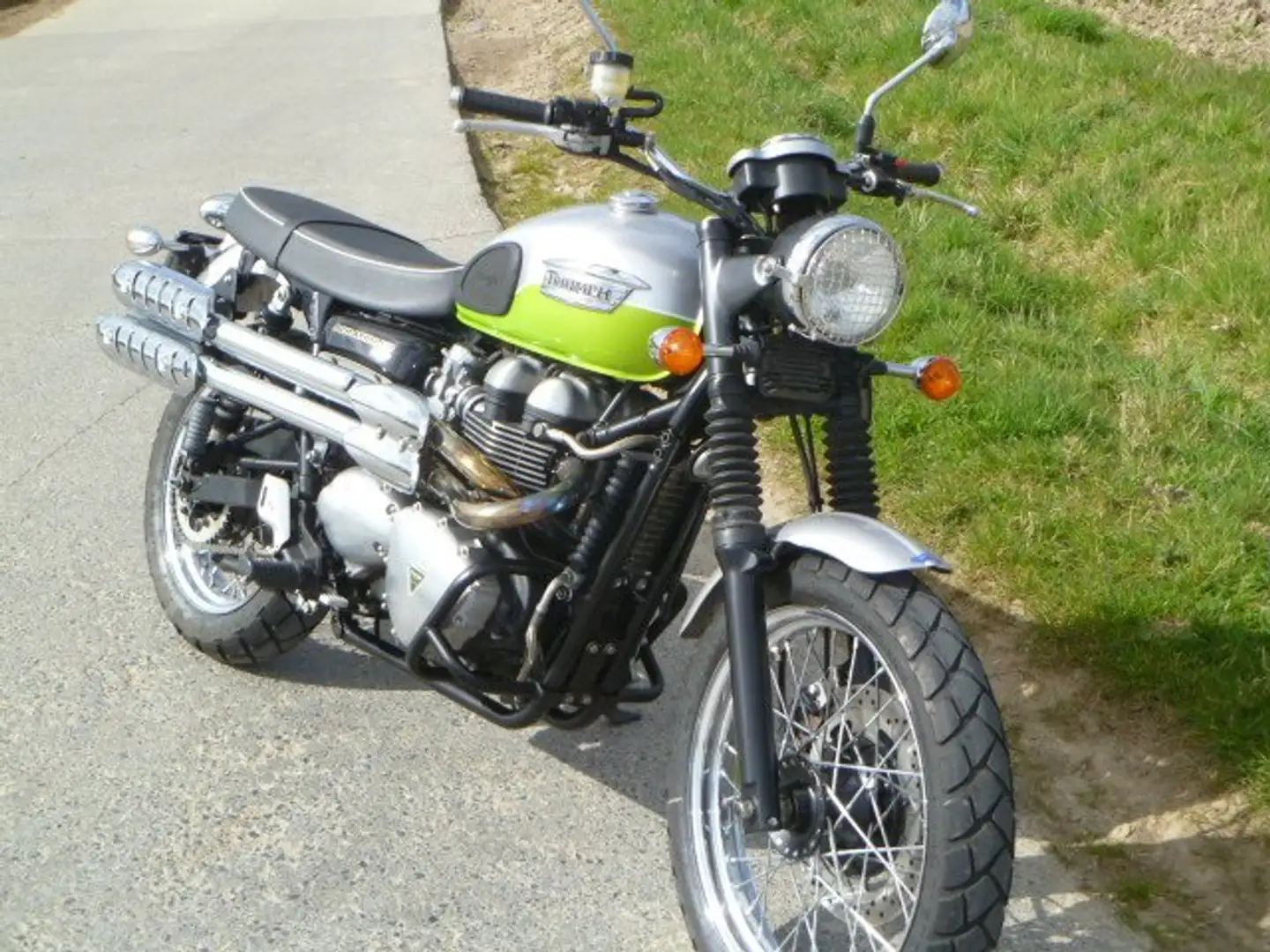 Triumph Scrambler scrambler 865 EFI Vert - 1