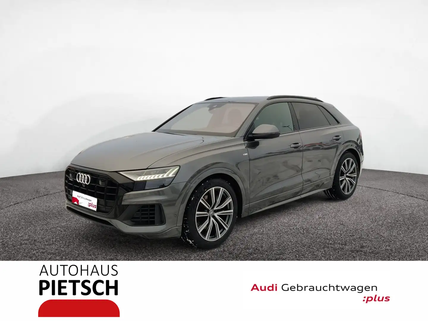 Audi Q8 50 TDI quattro S line Matrix 360° AHK HeadUp Grau - 1