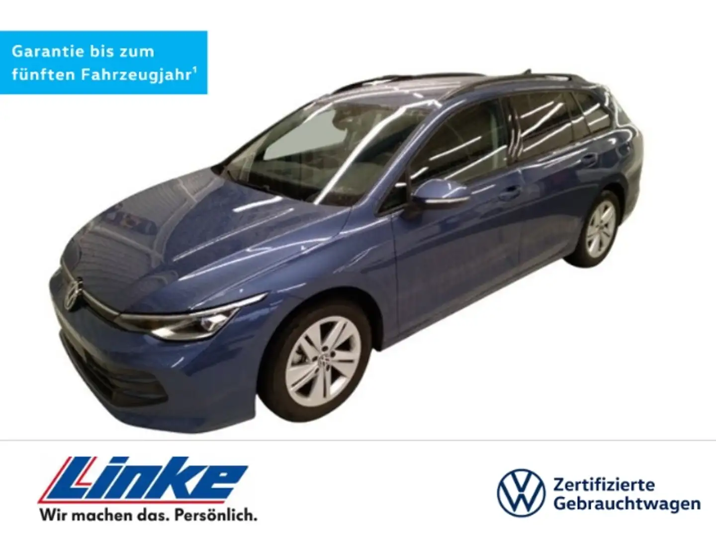 Volkswagen Golf Variant VIII 1.5 eTSI Life AHK/Kamera/Navi LED Plus/Lenkra Blau - 1