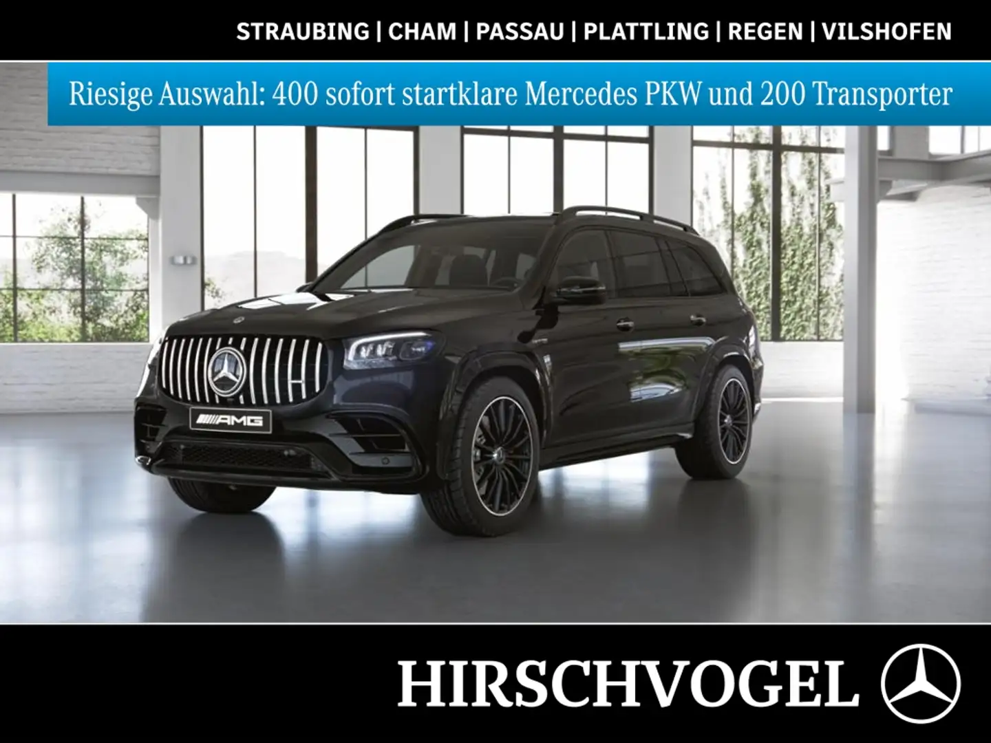 Mercedes-Benz GLS 63 AMG 4M+ Night+Pano+AHK+DISTRONIC+KEYLESS Schwarz - 1