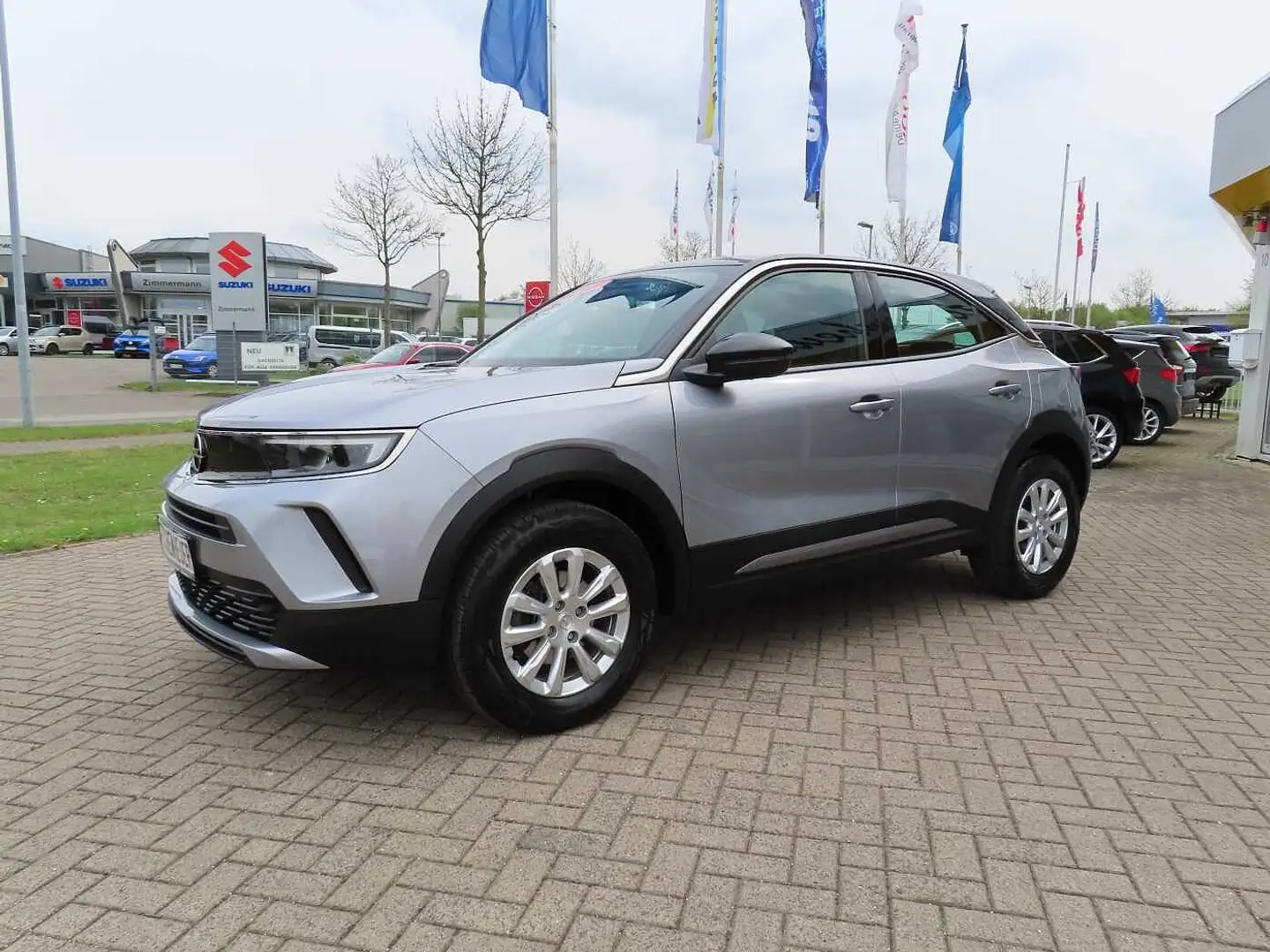 Opel Mokka 1.2 Autom. m. LED+RFK+SHZ+TEMP+PDC+ALU Silber - 2