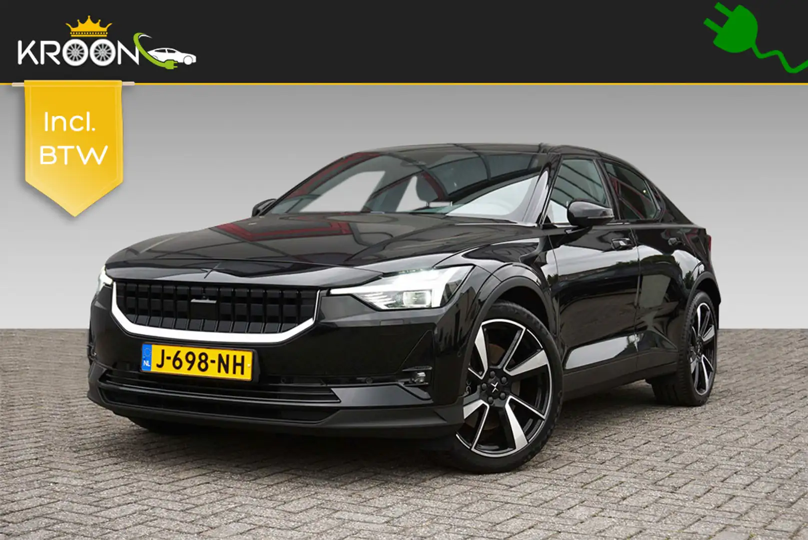 Polestar 2 Long Range Dual Motor Launch Edition 78kWh SOH 92% Schwarz - 1