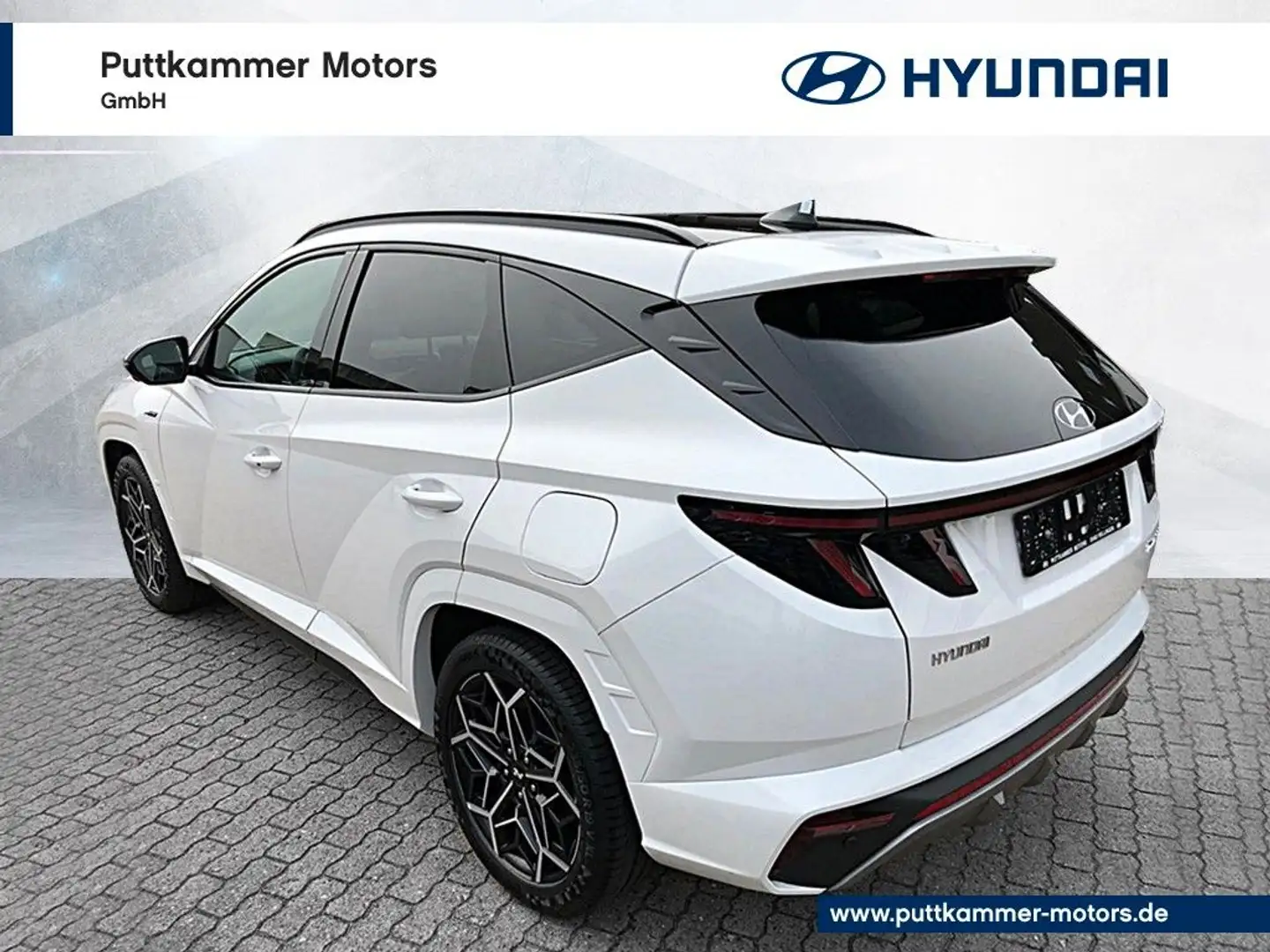 Hyundai TUCSON 1.6 T-GDi 4WD N Line DCT 48-Volt Hybrid Weiß - 2