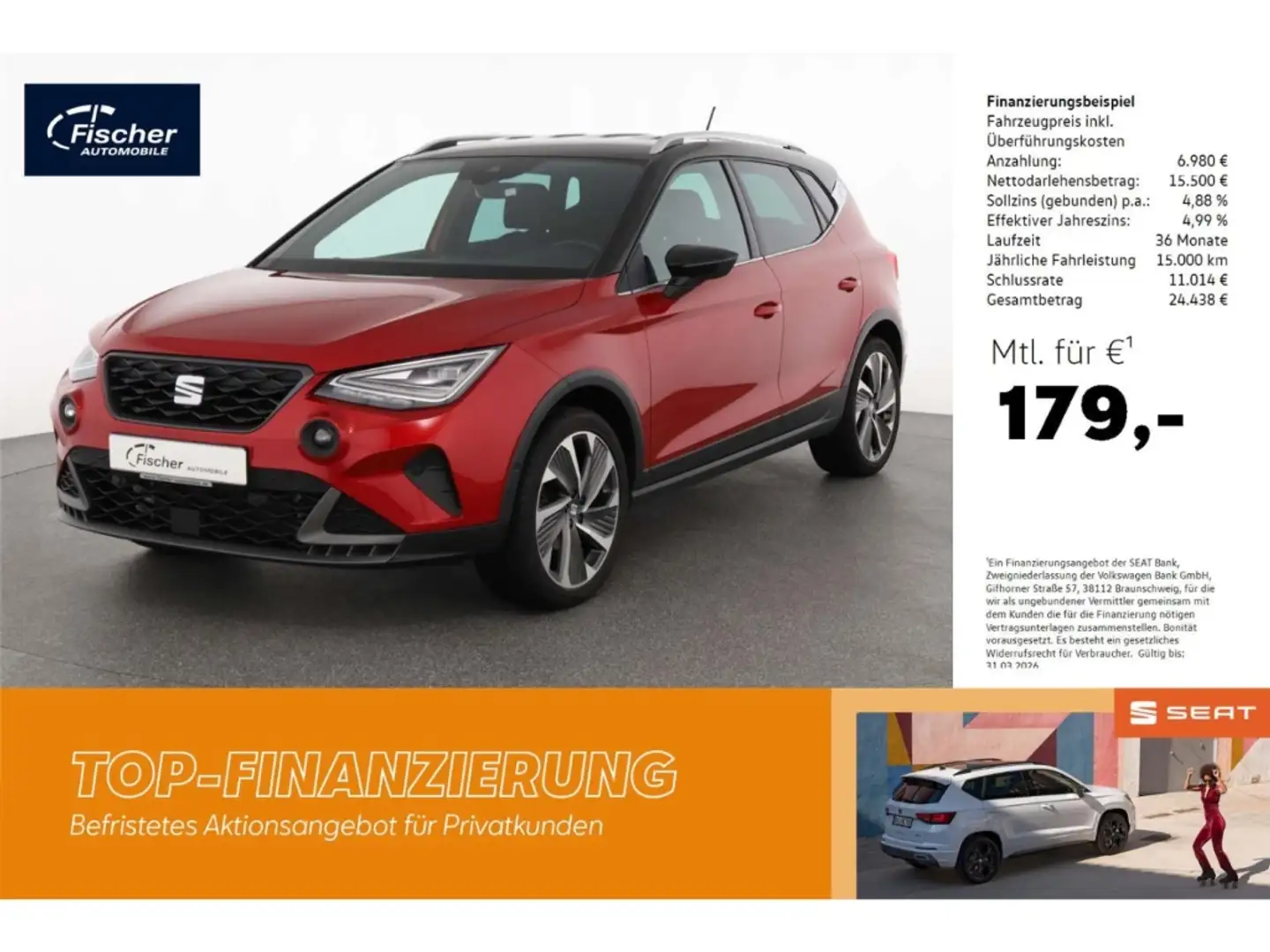 SEAT Arona 1.5 TSI FR Beige - 1