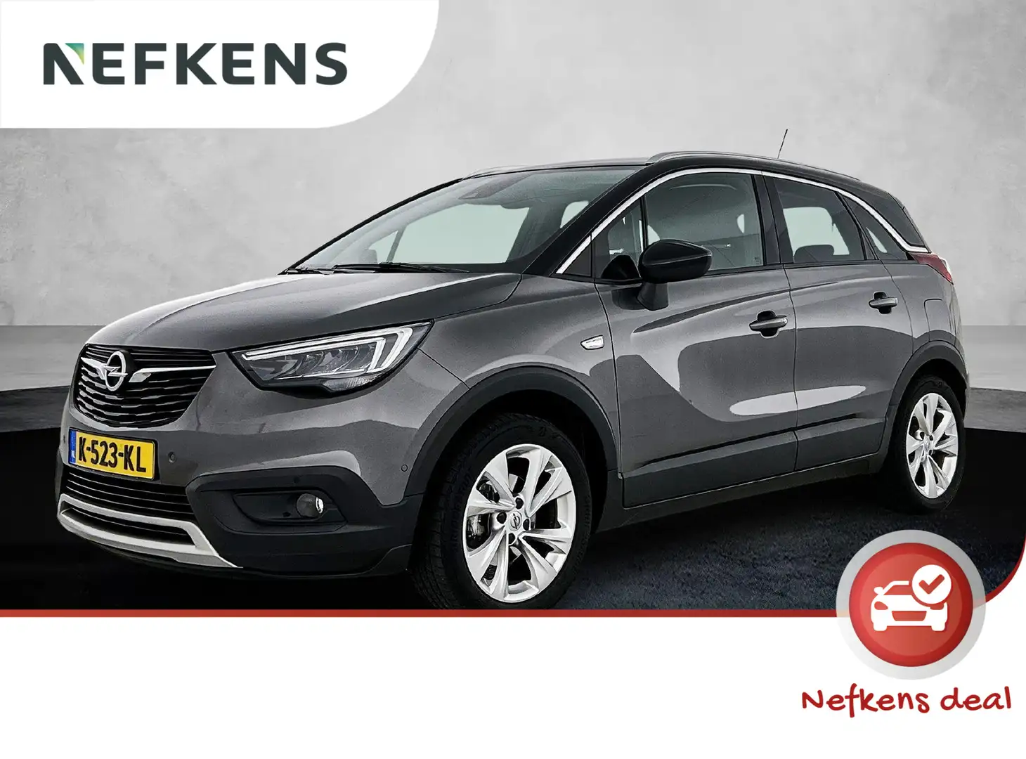 Opel Crossland X 1.2 Innovation 110pk | trekhaak | Navigatie | Clim Grijs - 1