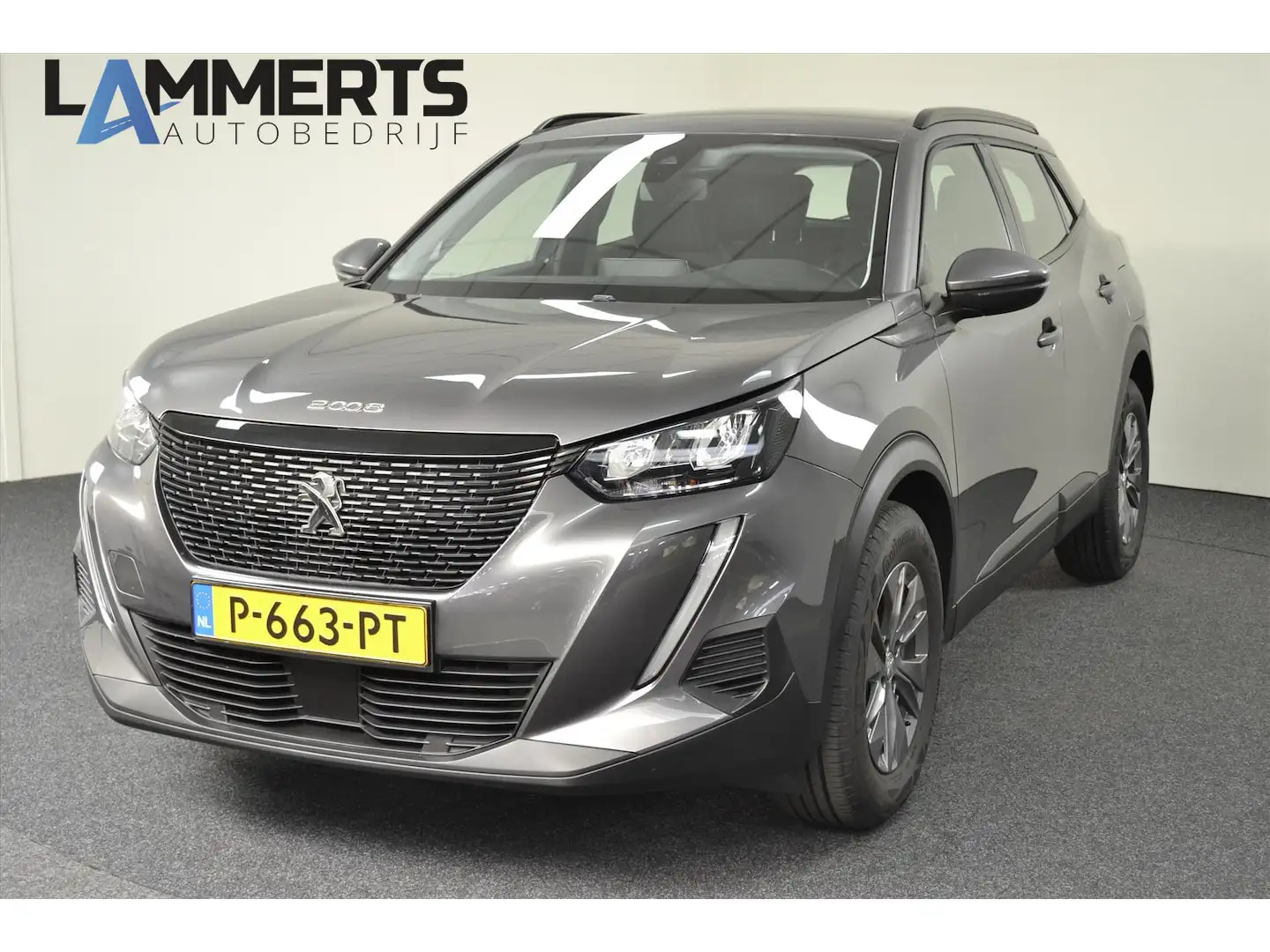 Peugeot 2008 1.2 Puretech 130pk Active Navi, Stoelverw, PDC, Ai Grijs - 1