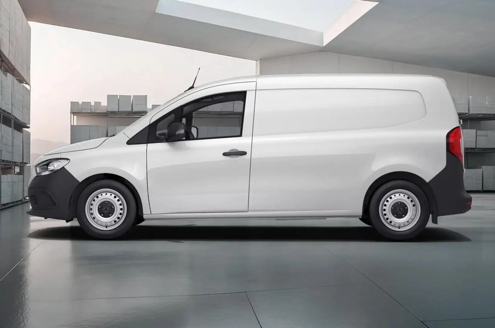 Mercedes-Benz Citan BASE Kasten 110 CDI L2 Klima Holz MBUX Kam 70 k... Blanc - 1