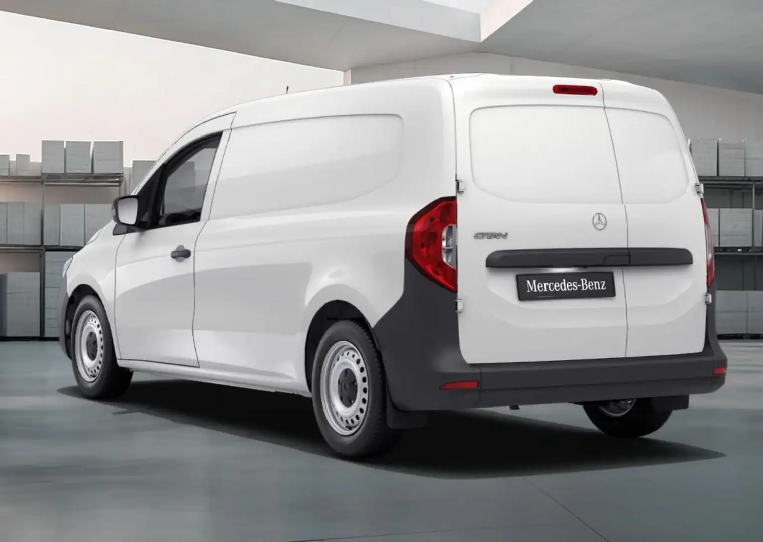 Mercedes-Benz Citan BASE Kasten 110 CDI L2 Klima Holz MBUX Kam 70 k... Blanc - 2