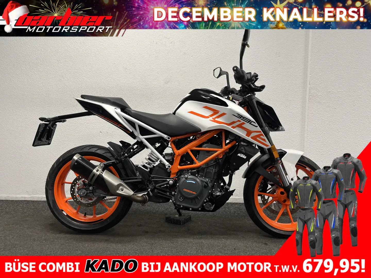 KTM 390 Duke Blanc - 1