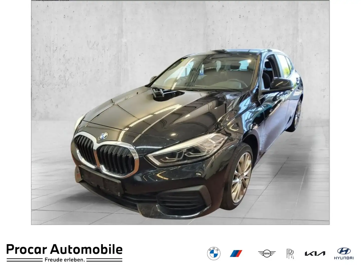 BMW 120 d xDrive NAVI LED PDC V+H DAB Tempomat LM Schwarz - 1