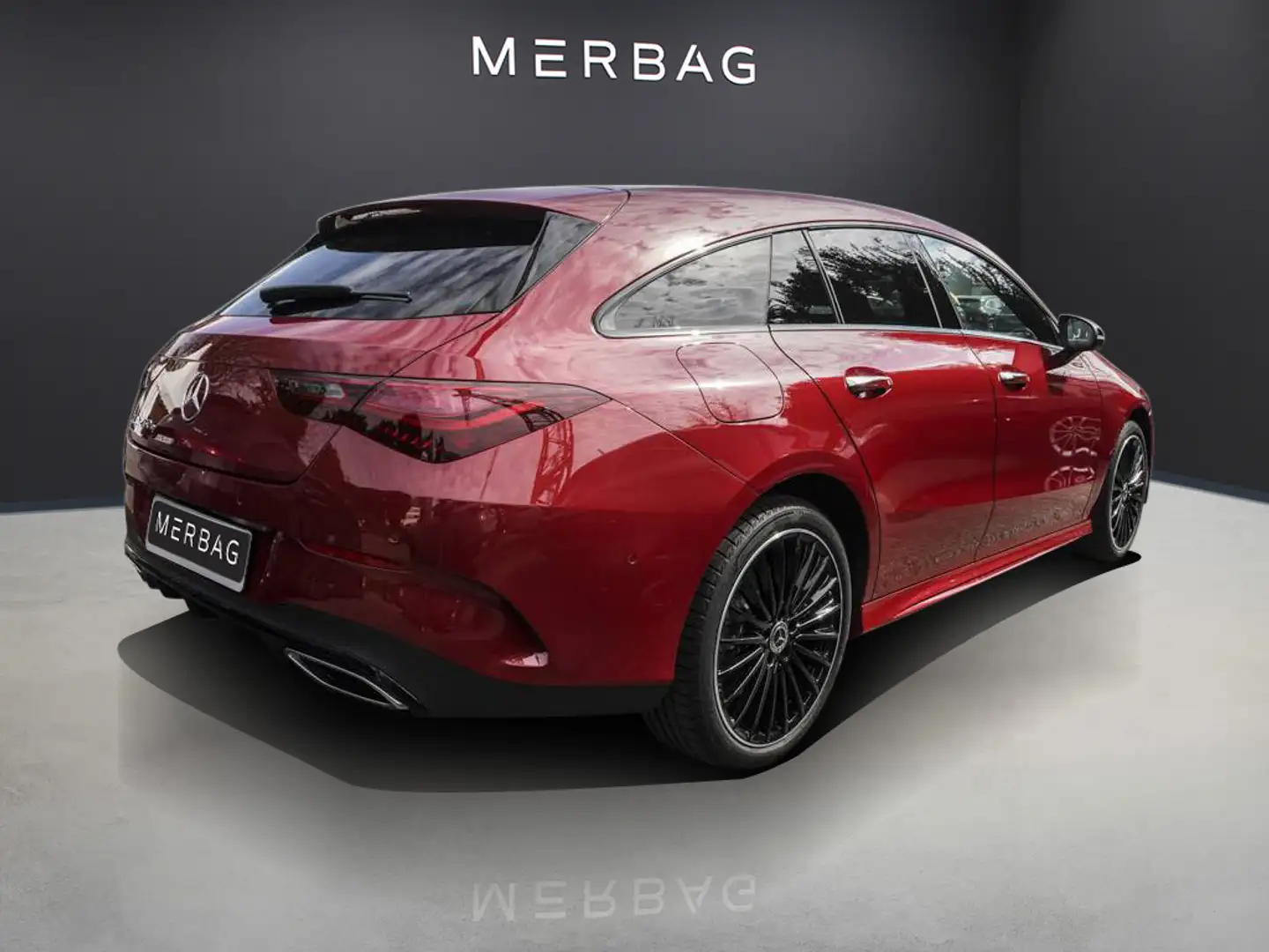 Mercedes-Benz CLA 250 e SB AMG-LINE PANO LEDER AHK BURMESTER Rosso - 2