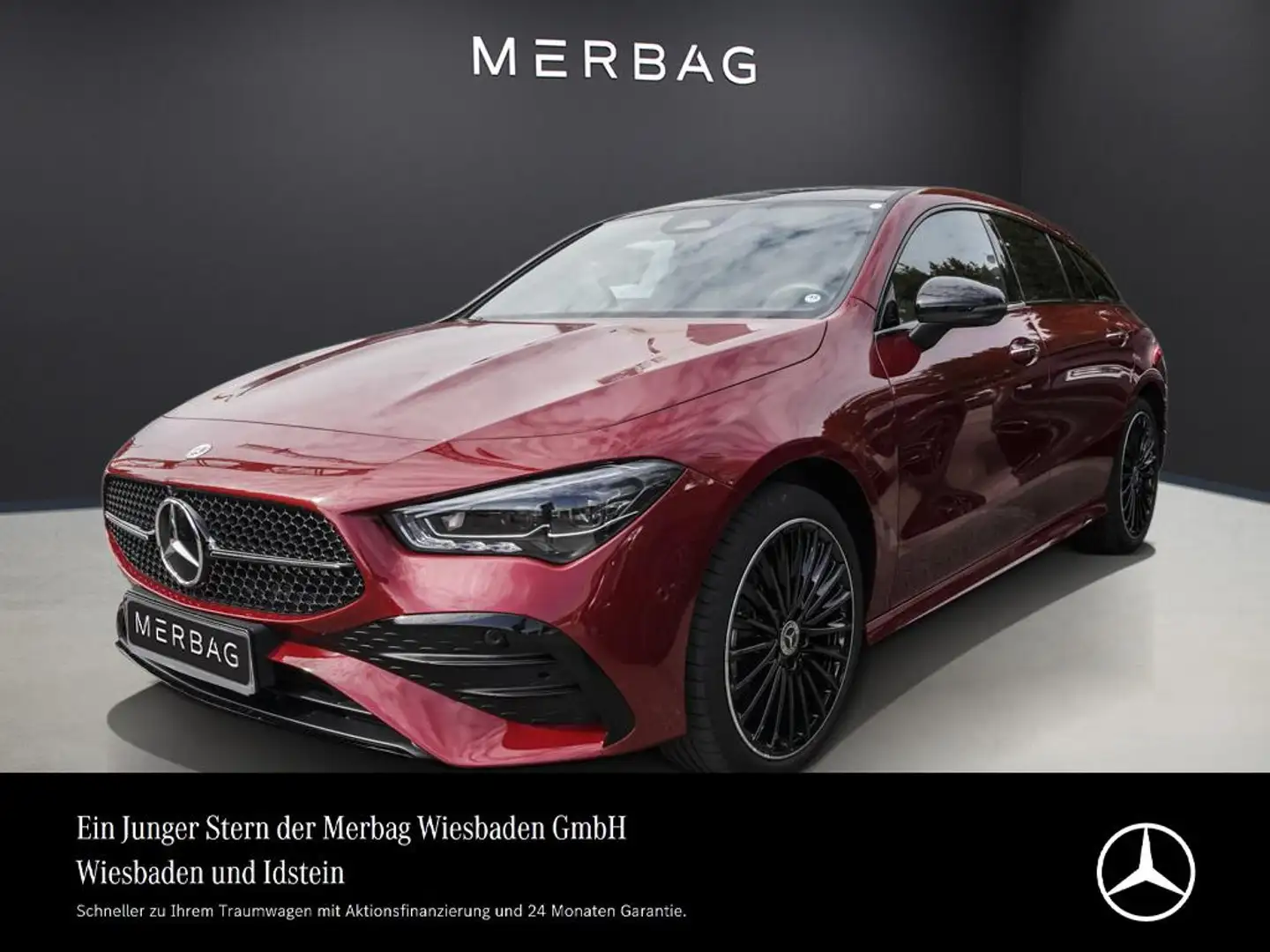 Mercedes-Benz CLA 250 e SB AMG-LINE PANO LEDER AHK BURMESTER Rosso - 1