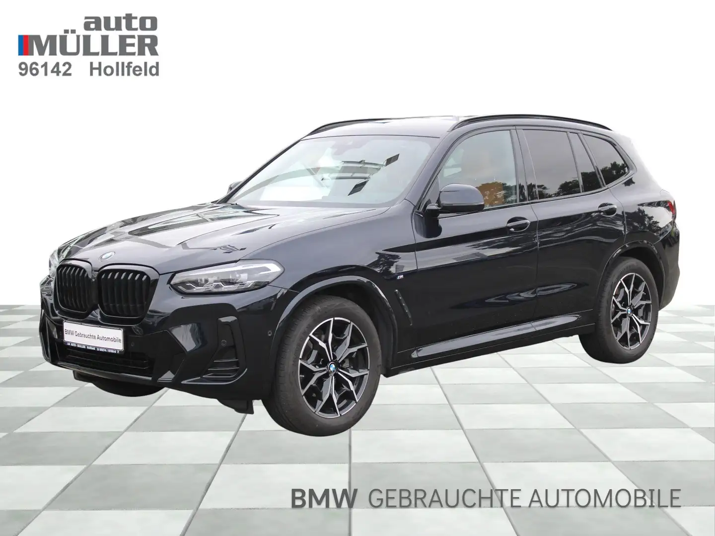 BMW X3 xDrive20d M Sportpaket DAB LED WLAN Shz Schwarz - 1