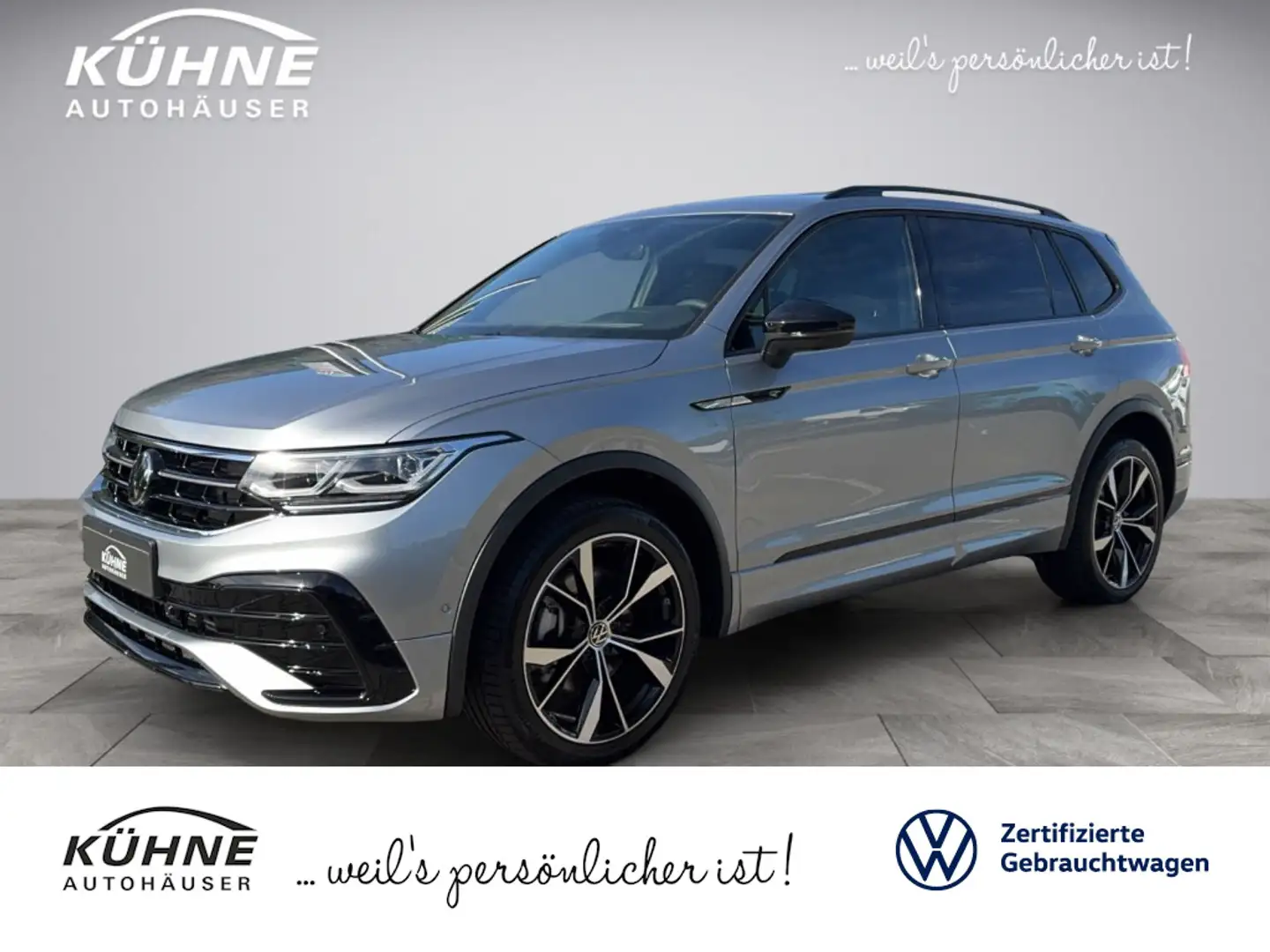 Volkswagen Tiguan Allspace R-Line 2.0 TDI DSG 4M | AHK ACC Argent - 1