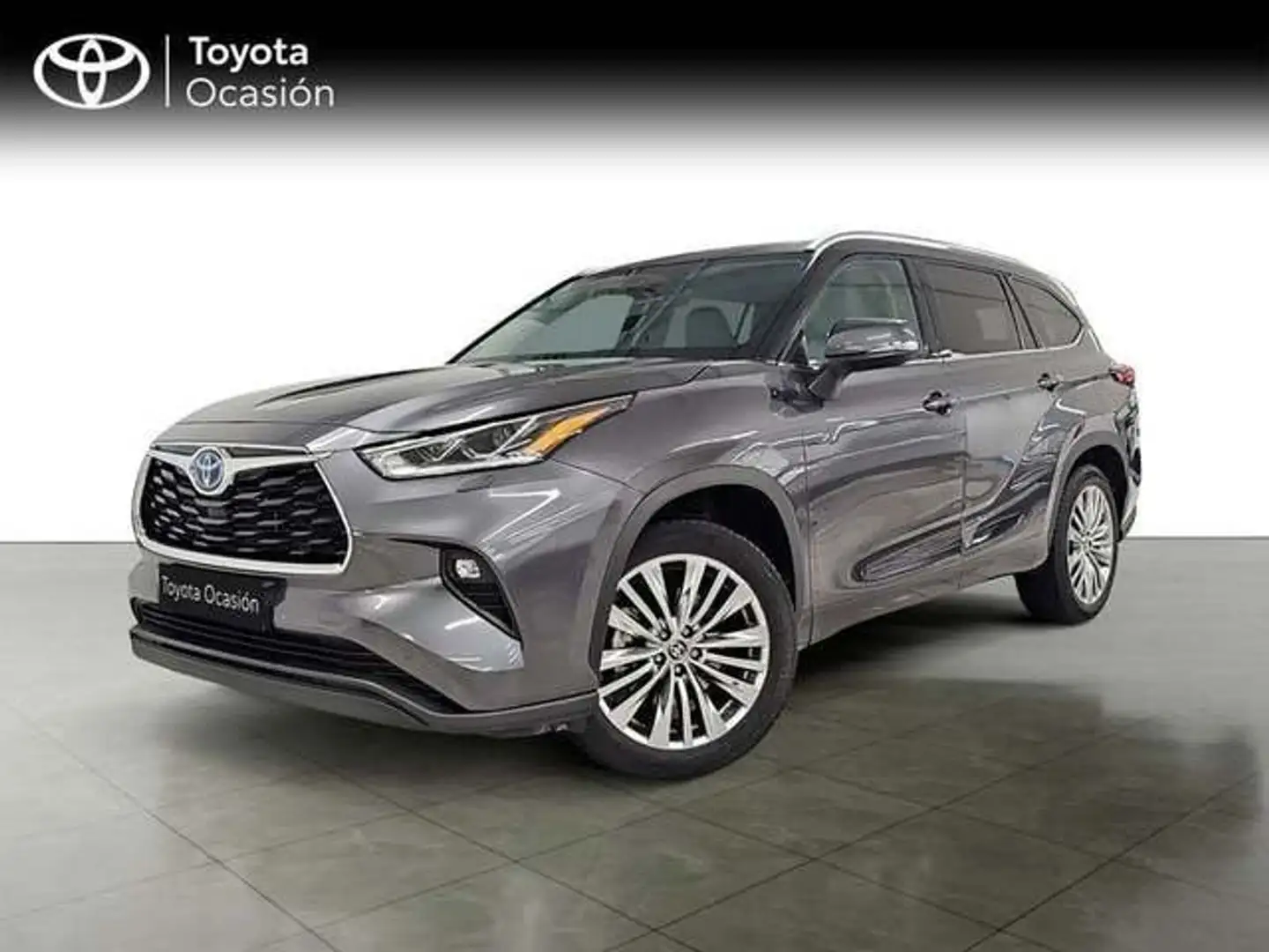 Toyota Highlander 2.5 hybrid Advance T. Panorámico Pintura especial Gris - 1