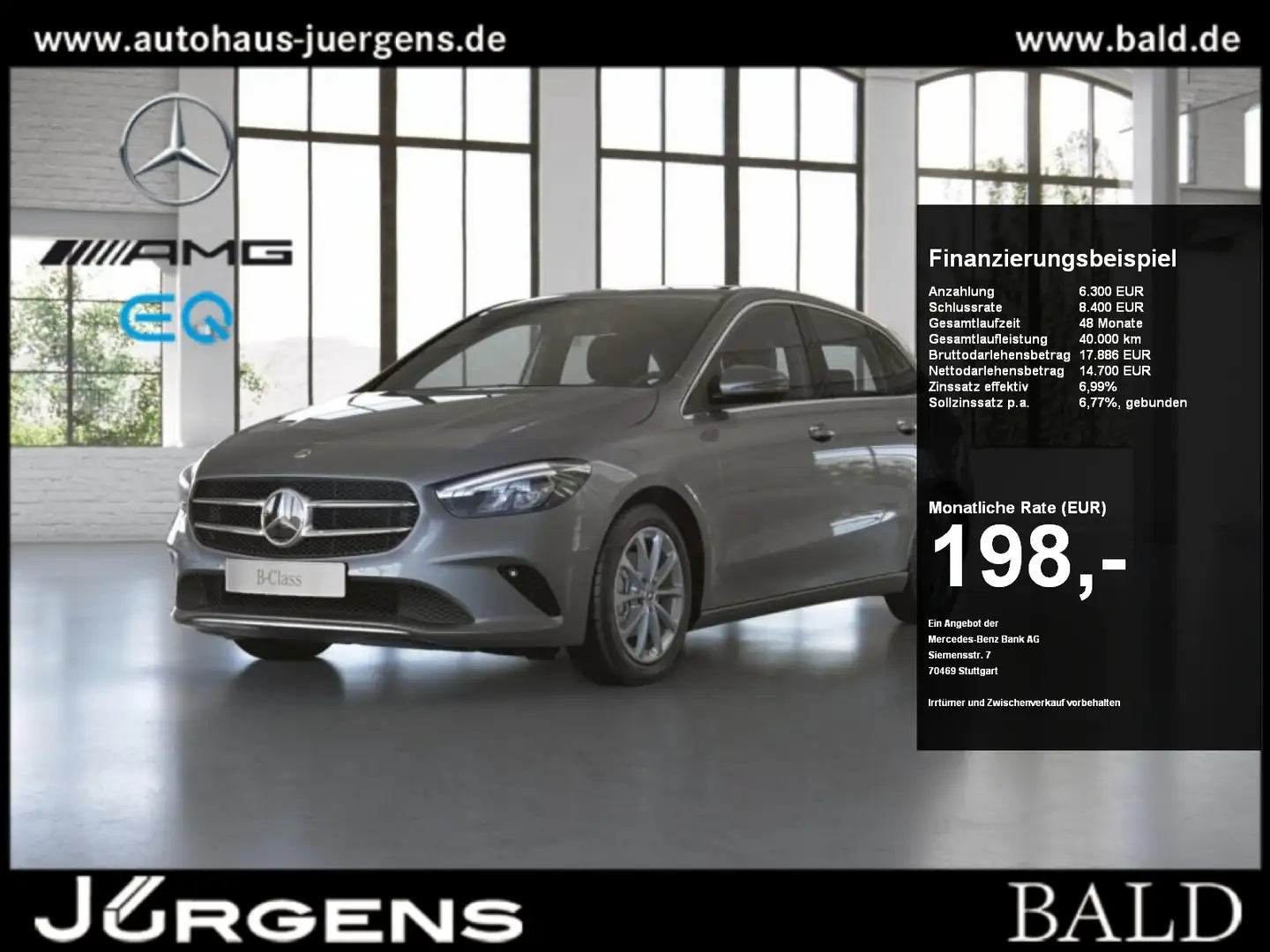 Mercedes-Benz B 180 +Progressive+MBUX+LED+Wide+Navi+Ambiente Szary - 1