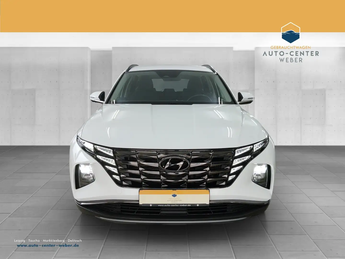Hyundai TUCSON 1.6 T-GDi Hybrid Select 4WD Automatik AUT Weiß - 2