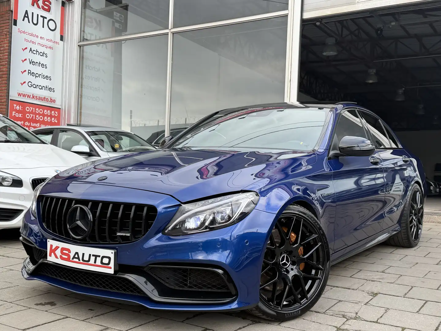 Mercedes-Benz C 63 AMG 151.417km/full équipé/euro 6/476cv Azul - 1